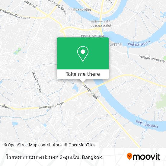 โรงพยาบาลบางปะกอก 3-ฉุกเฉิน map