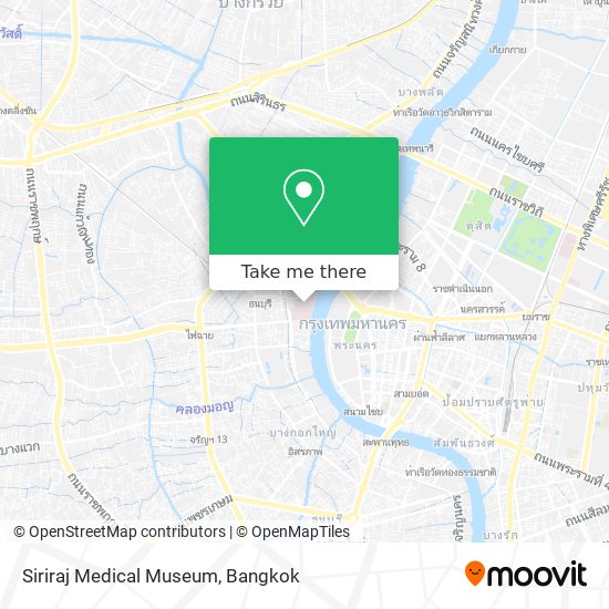 Siriraj Medical Museum map