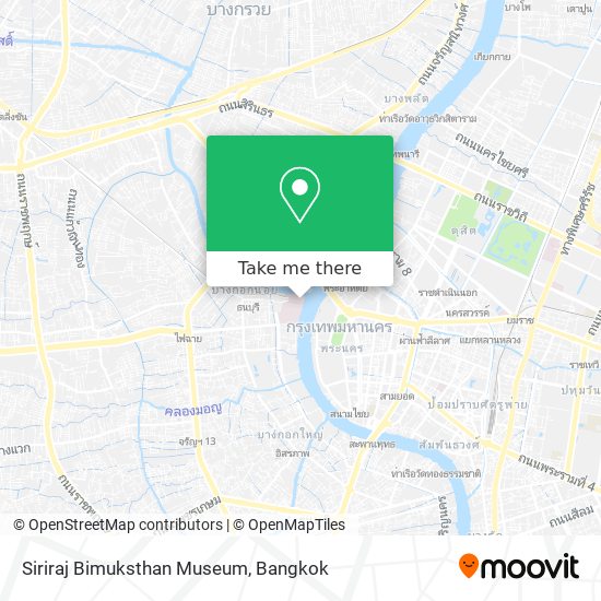 Siriraj Bimuksthan Museum map