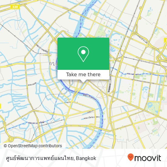 ศูนย์พัฒนาการแพทย์แผนไทย map