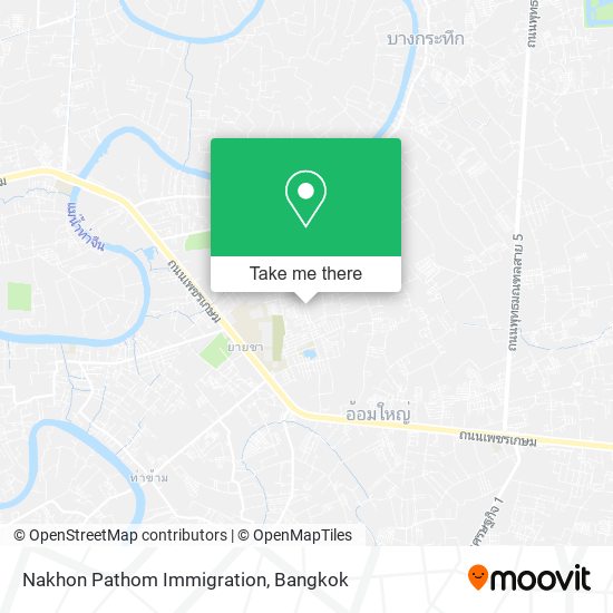 Nakhon Pathom Immigration map