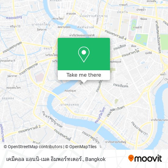 เคมีคอล แอนนิ-เมด อิมพอร์ทเตอร์. map