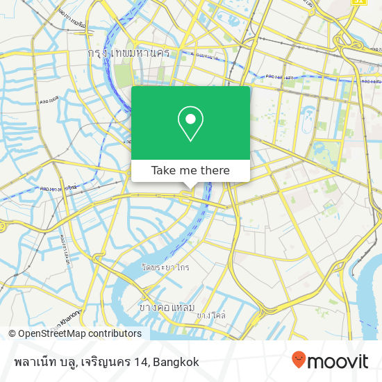 พลาเน็ท บลู, เจริญนคร 14 map