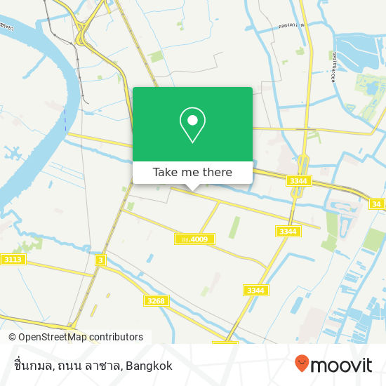 ชื่นกมล, ถนน ลาซาล map