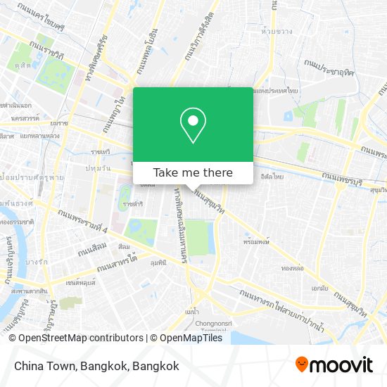 China Town, Bangkok map