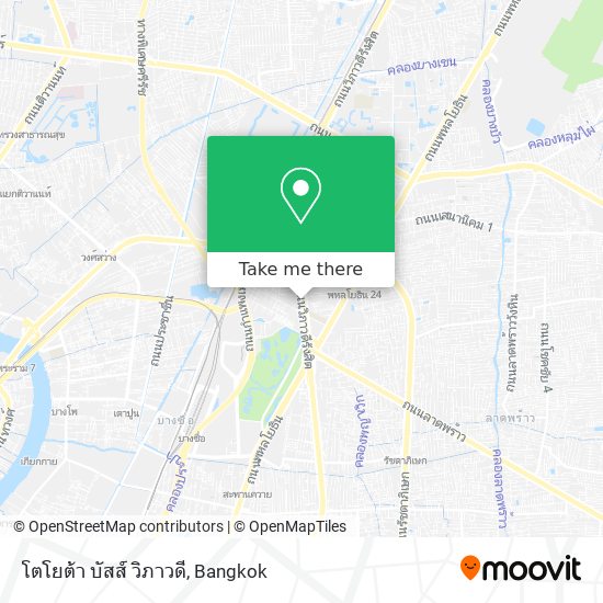 โตโยต้า บัสส์ วิภาวดี map