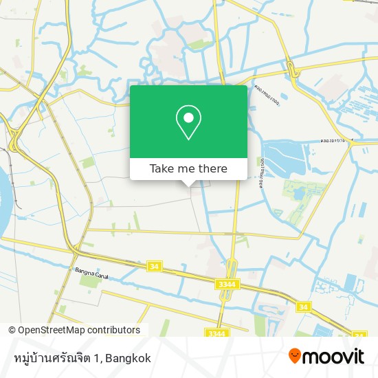 หมู่บ้านศรัณจิต 1 map