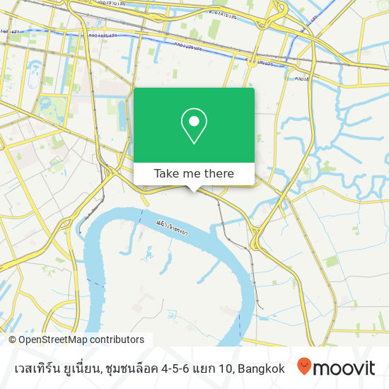 เวสเทิร์น ยูเนี่ยน, ชุมชนล็อค 4-5-6 แยก 10 map