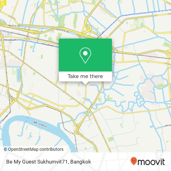 Be My Guest Sukhumvit71 map