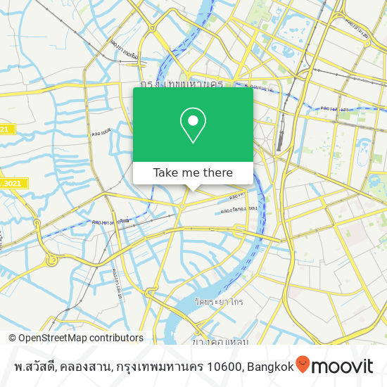 พ.สวัสดี, คลองสาน, กรุงเทพมหานคร 10600 map