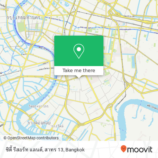 ซิตี้ รีสอร์ท แลนด์, สาทร 13 map