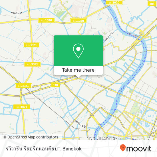 รวิวาริน รีสอร์ทแอนด์สปา map