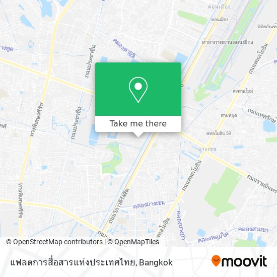 แฟลตการสื่อสารแห่งประเทศไทย map