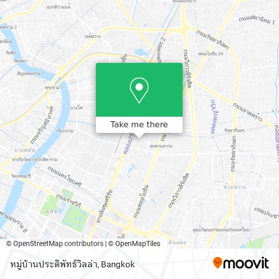 หมู่บ้านประดิพัทธ์วิลล่า map