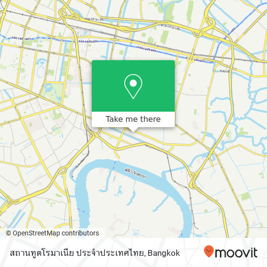 สถานทูตโรมาเนีย ประจำประเทศไทย map