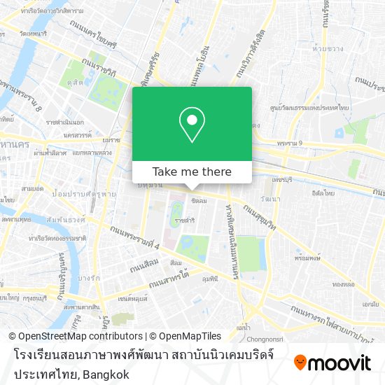 โรงเรียนสอนภาษาพงศ์พัฒนา สถาบันนิวเคมบริดจ์ ประเทศไทย map