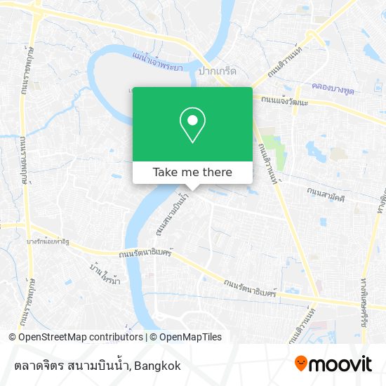 ตลาดจิตร สนามบินน้ำ map