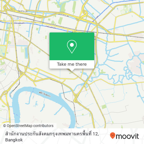 สำนักงานประกันสังคมกรุงเทพมหานครพื้นที่ 12 map