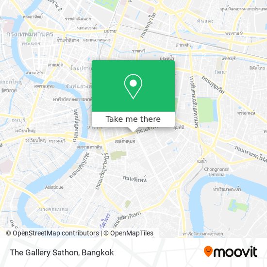 The Gallery Sathon map