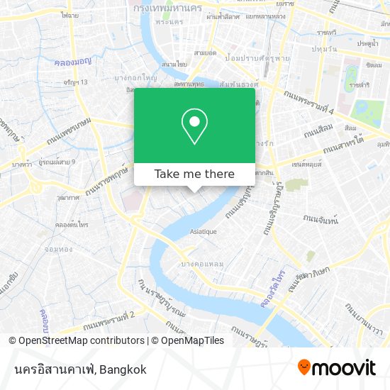 นครอิสานคาเฟ่ map