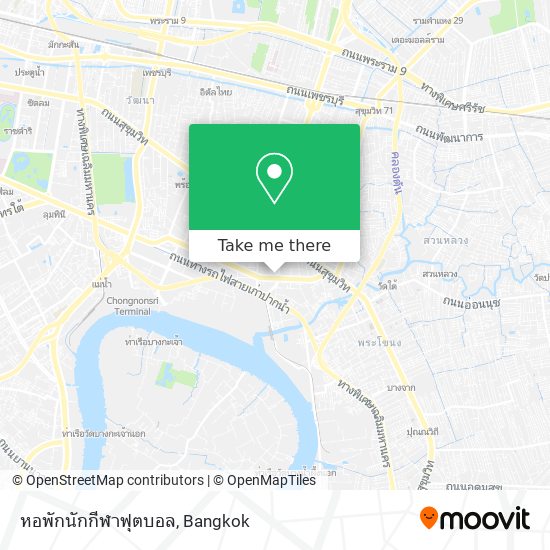 หอพักนักกีฬาฟุตบอล map