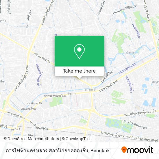 การไฟฟ้านครหลวง สถานีย่อยคลองจั่น map