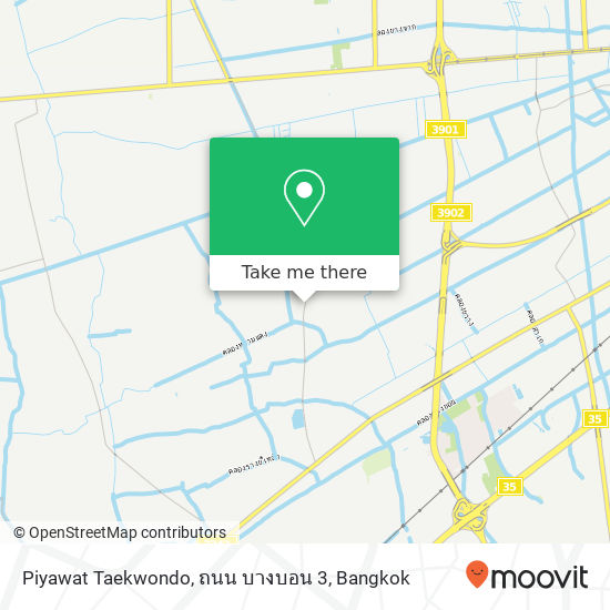 Piyawat Taekwondo, ถนน บางบอน 3 map