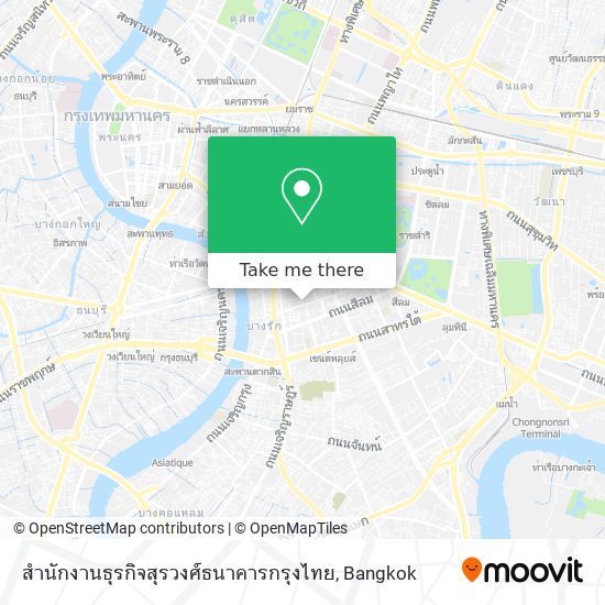 สำนักงานธุรกิจสุรวงศ์ธนาคารกรุงไทย map