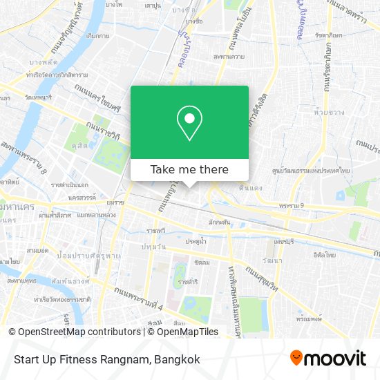 Start Up Fitness Rangnam map