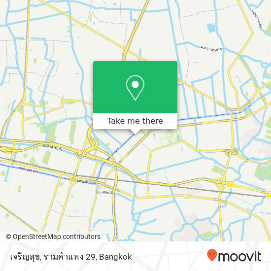 เจริญสุข, รามคำแหง 29 map