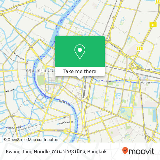 Kwang Tung Noodle, ถนน บำรุงเมือง map