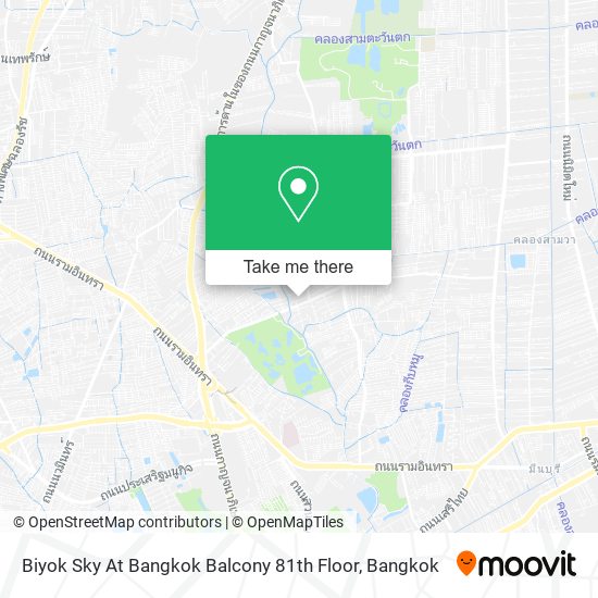 Biyok Sky At Bangkok Balcony 81th Floor map
