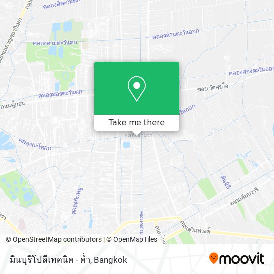 มีนบุรีโปลีเทคนิค - ค่ำ map