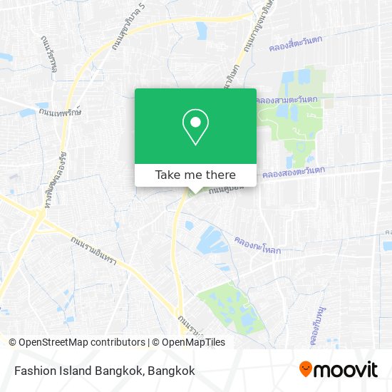 Fashion Island Bangkok map