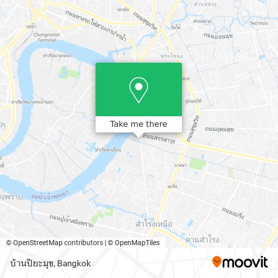 บ้านปิยะมุข map