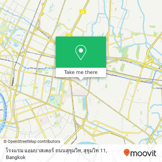 โรงแรม แอมบาสเตอร์ ถนนสุขุมวิท, สุขุมวิท 11 map