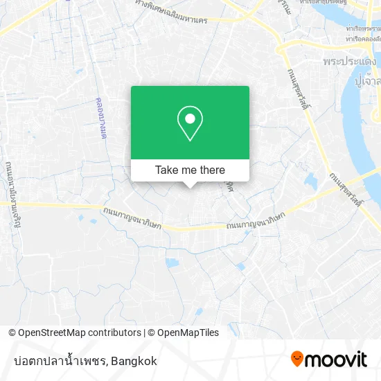 บ่อตกปลาน้ำเพชร map