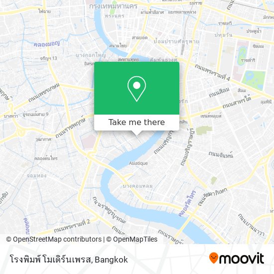 โรงพิมพ์ โมเดิร์นเพรส map