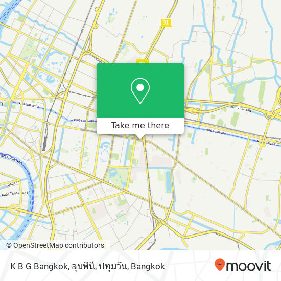 K B G Bangkok, ลุมพินี, ปทุมวัน map