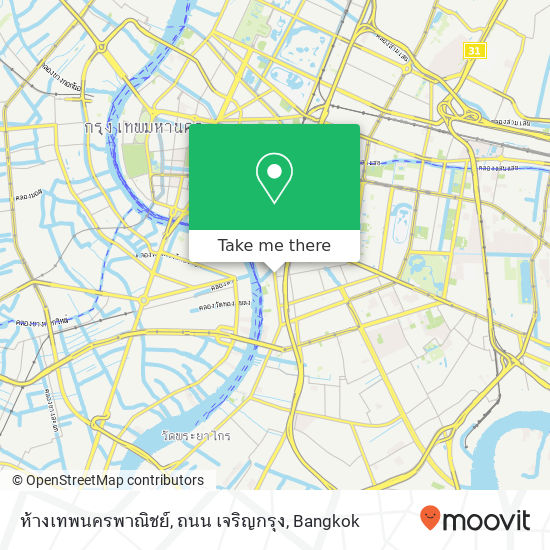 ห้างเทพนครพาณิชย์, ถนน เจริญกรุง map