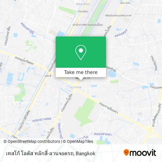 เทสโก้ โลตัส หลักสี่-ลานจอดรถ map