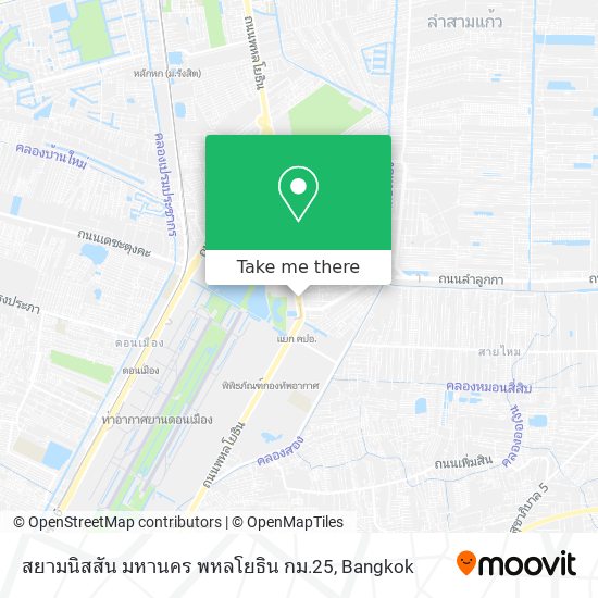 สยามนิสสัน มหานคร พหลโยธิน กม.25 map