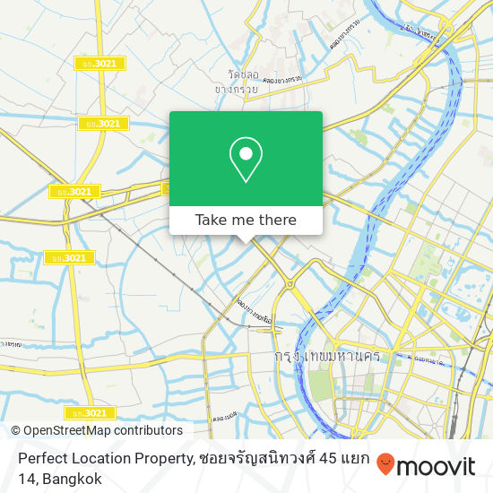 Perfect Location Property, ซอยจรัญสนิทวงศ์ 45 แยก 14 map