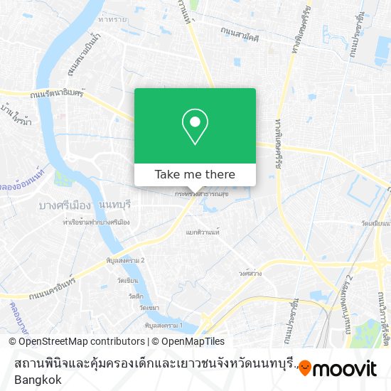 สถานพินิจและคุ้มครองเด็กและเยาวชนจังหวัดนนทบุรี. map