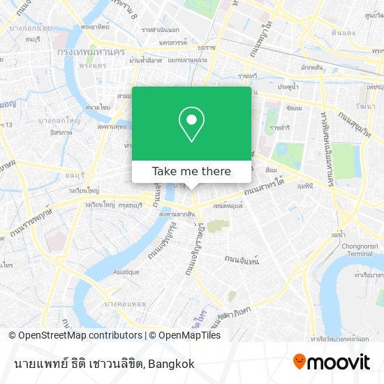 นายแพทย์ ธิติ เชาวนลิขิต map