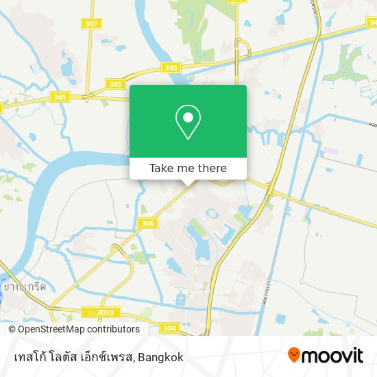 เทสโก้ โลตัส เอ็กซ์เพรส map