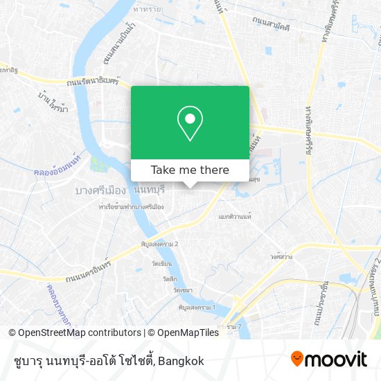 ซูบารุ นนทบุรี-ออโต้ โซไซตี้ map