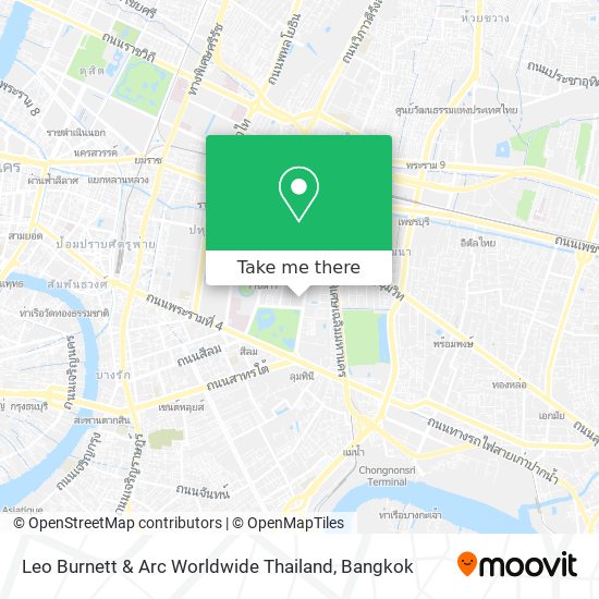 Leo Burnett & Arc Worldwide Thailand map