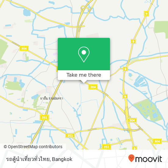 รถตู้นำเที่ยวทั่วไทย map