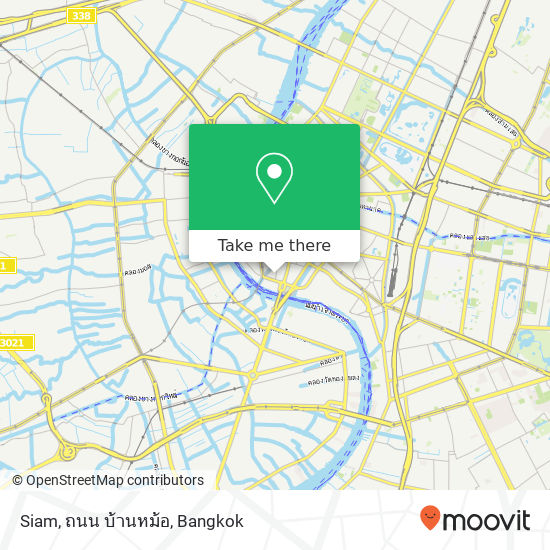 Siam, ถนน บ้านหม้อ map